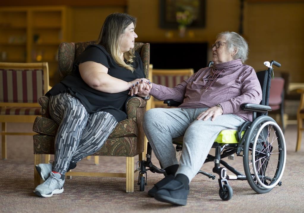 Two Central Okanagan long-term care facilities will be welcoming back its residents, after they were forced to evacuate to neighbouring communities due to wildfires. THE CANADIAN PRESS//Peter Power.