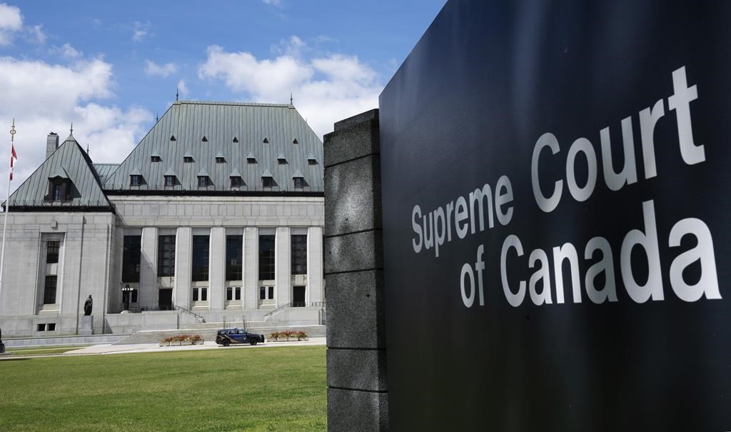 The Supreme Court of Canada is seen Wed. Aug. 10, 2022, in Ottawa.
