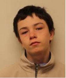 photograph of a missing youth in the Kingston area. The youth is approximately 5' 6", 119lbs and has a fair complexion.