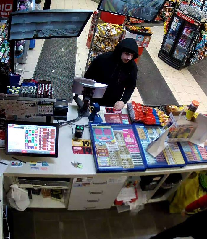 Police are seeking to identify a man wanted in connection with a convenience store robbery in Oshawa, Ont.