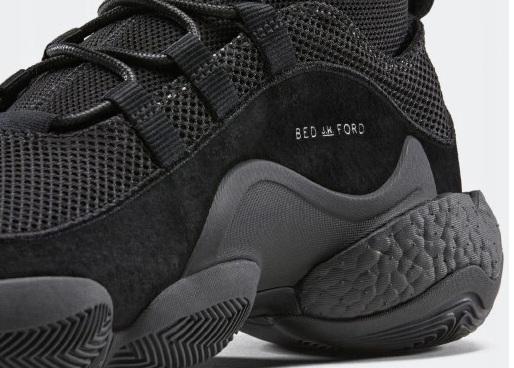 Adidas Yeezy shoes with “Bed JW Ford” logo worn by shooter in the homicide of Usama Ibrahinadan, 20, near 144 Avenue and 72 Street in the Londonderry area on March 15, 2023.