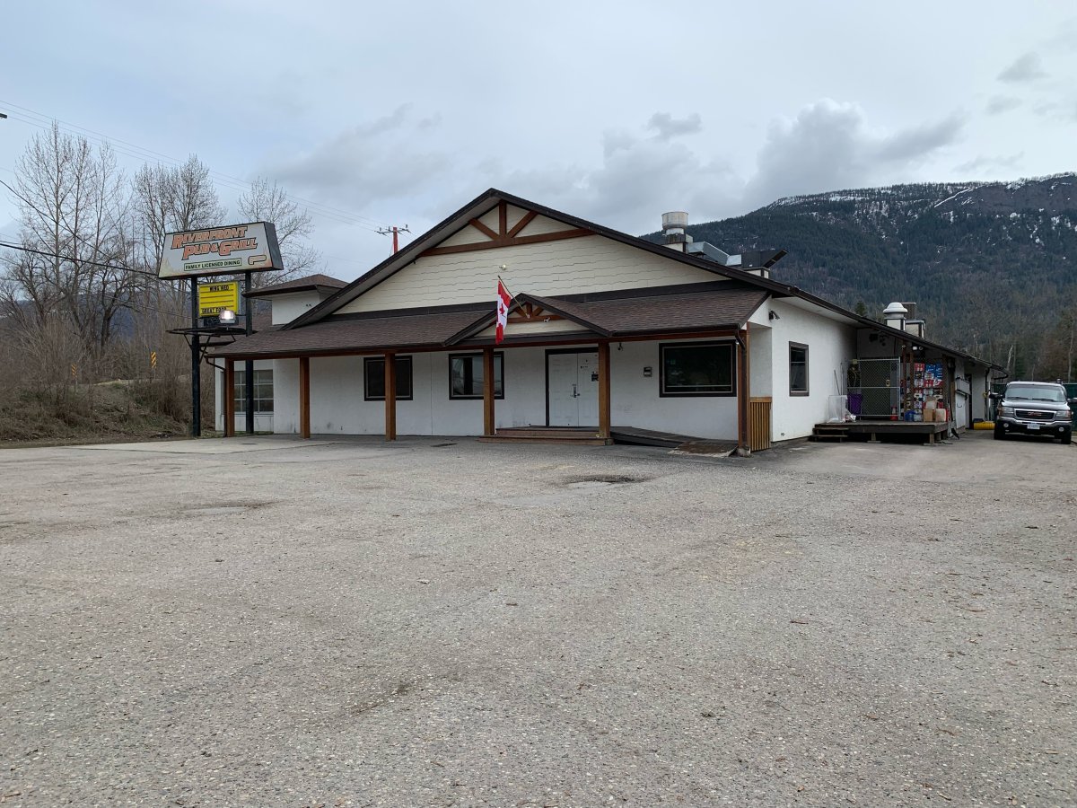 The owner of a Grindrod pub, in the 6900-block of Highway 97A, called police April 4 to report that gunshots had been fired into their business sometime overnight.