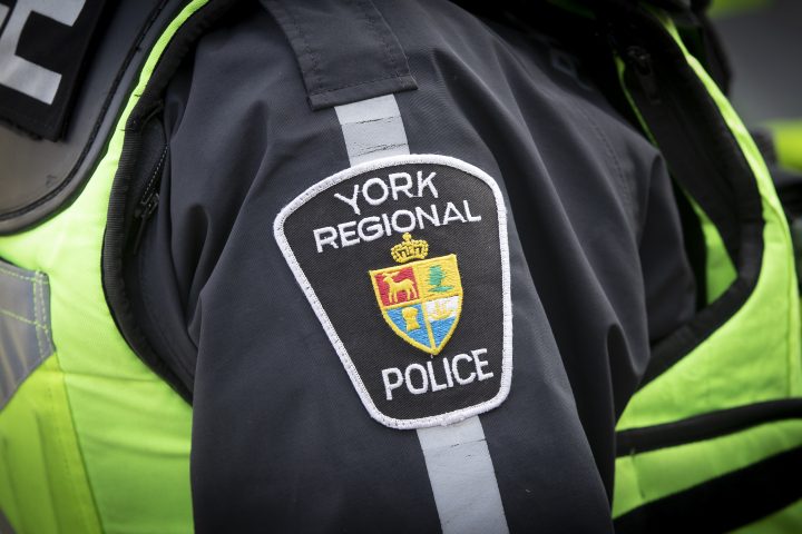 York Regional Police officer pictured in Kingston, Ontario on Saturday October 23, 2021. 