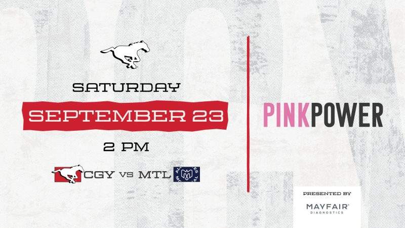Calgary Stampeders vs. Montreal Alouettes – PinkPower - image