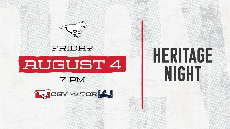 Calgary Stampeders Vs. Toronto Argonauts – Heritage Night - GlobalNews ...