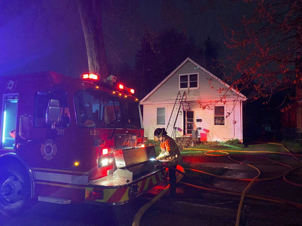 The London Fire Department tweeted shortly after 10:30 p.m. Friday that a house on Chesley Avenue was on fire. 