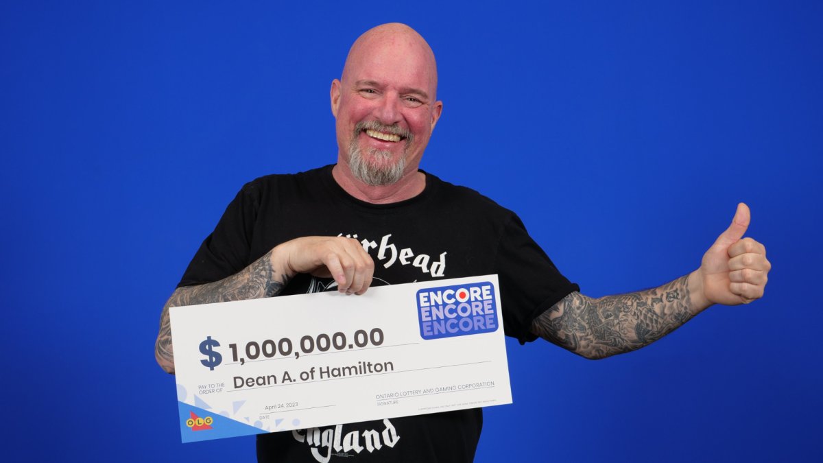 Dean Adams of Hamilton matched seven OLG Encore numbers in an early April 6/49 draw and picked up $1 million.