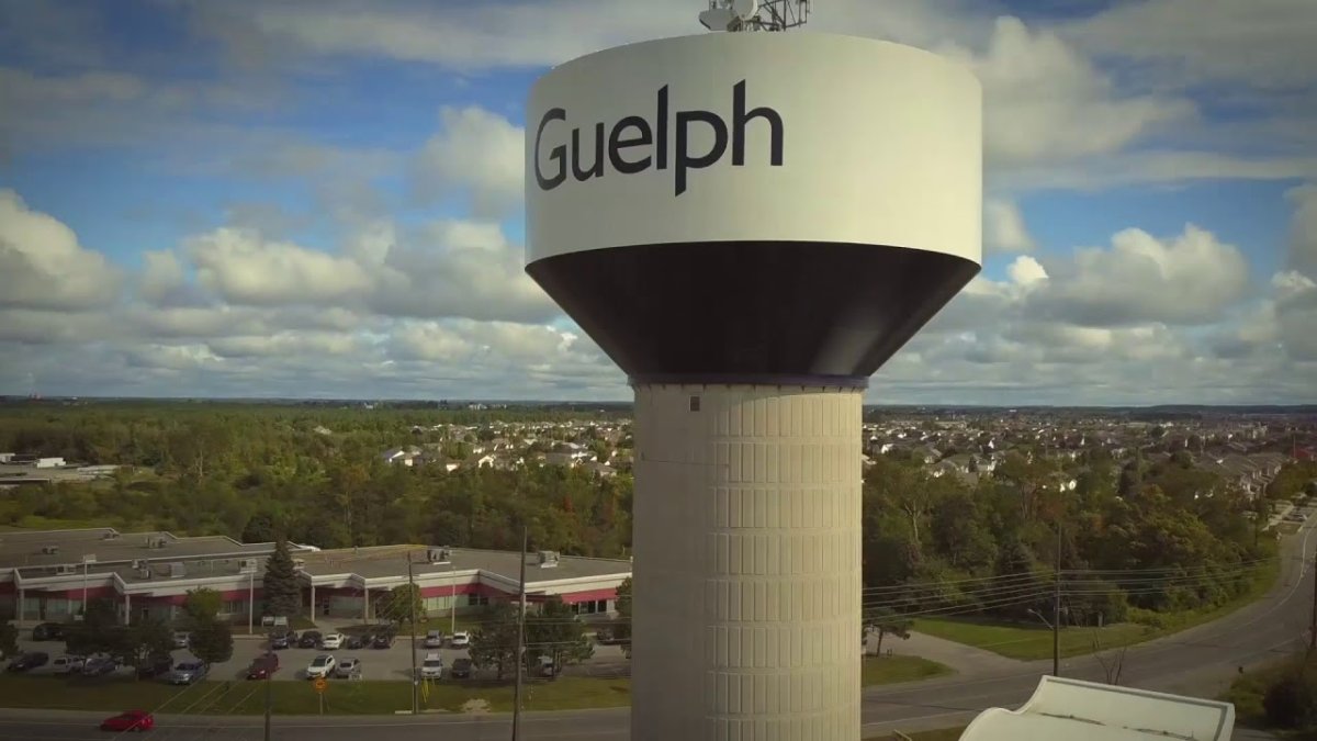 Guelph water tower.