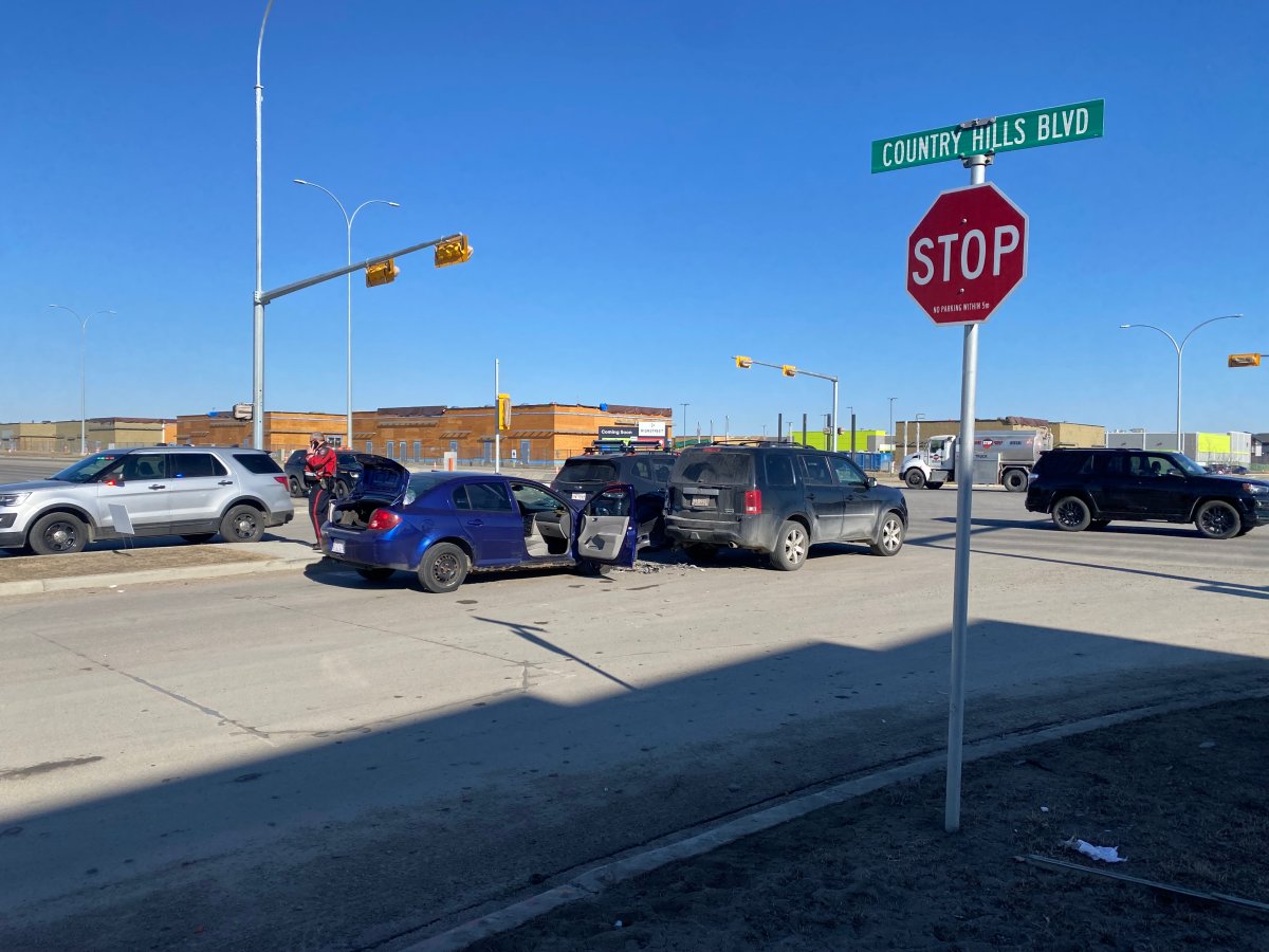 One person is in life-threatening condition after a serious crash in northwest Calgary on Thursday morning.