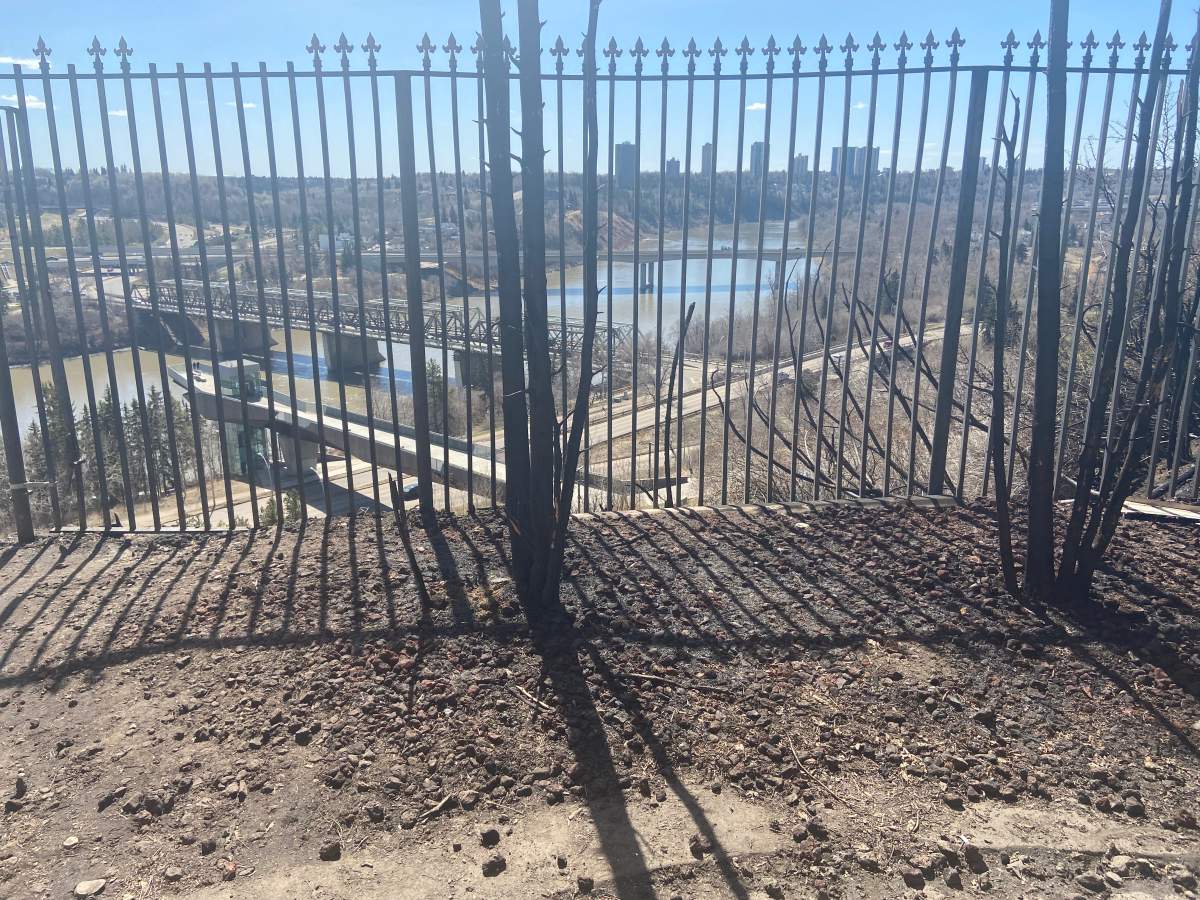 Courtyard by Marriot Edmonton Downtown fire damage on Friday, April 28, 2023.