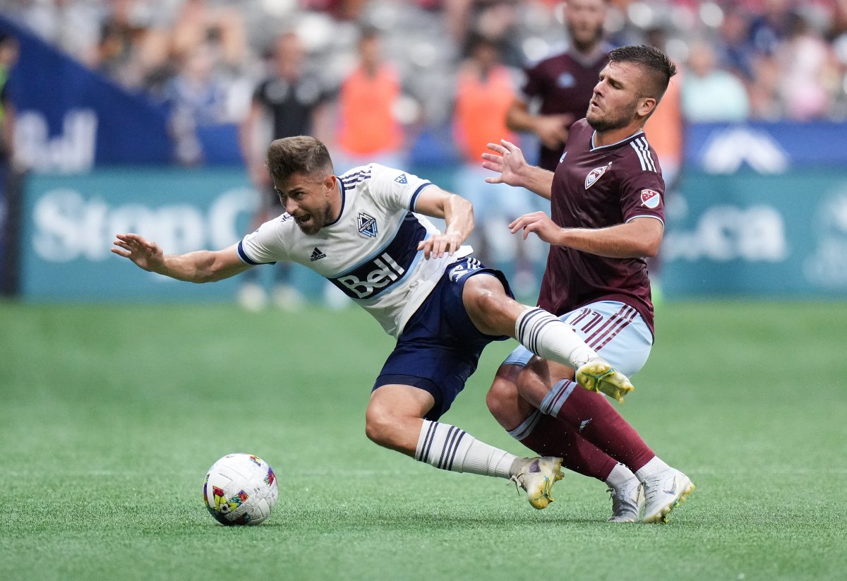 The Vancouver Whitecaps will host the Colorado Rapids at B.C. Place on Saturday evening.