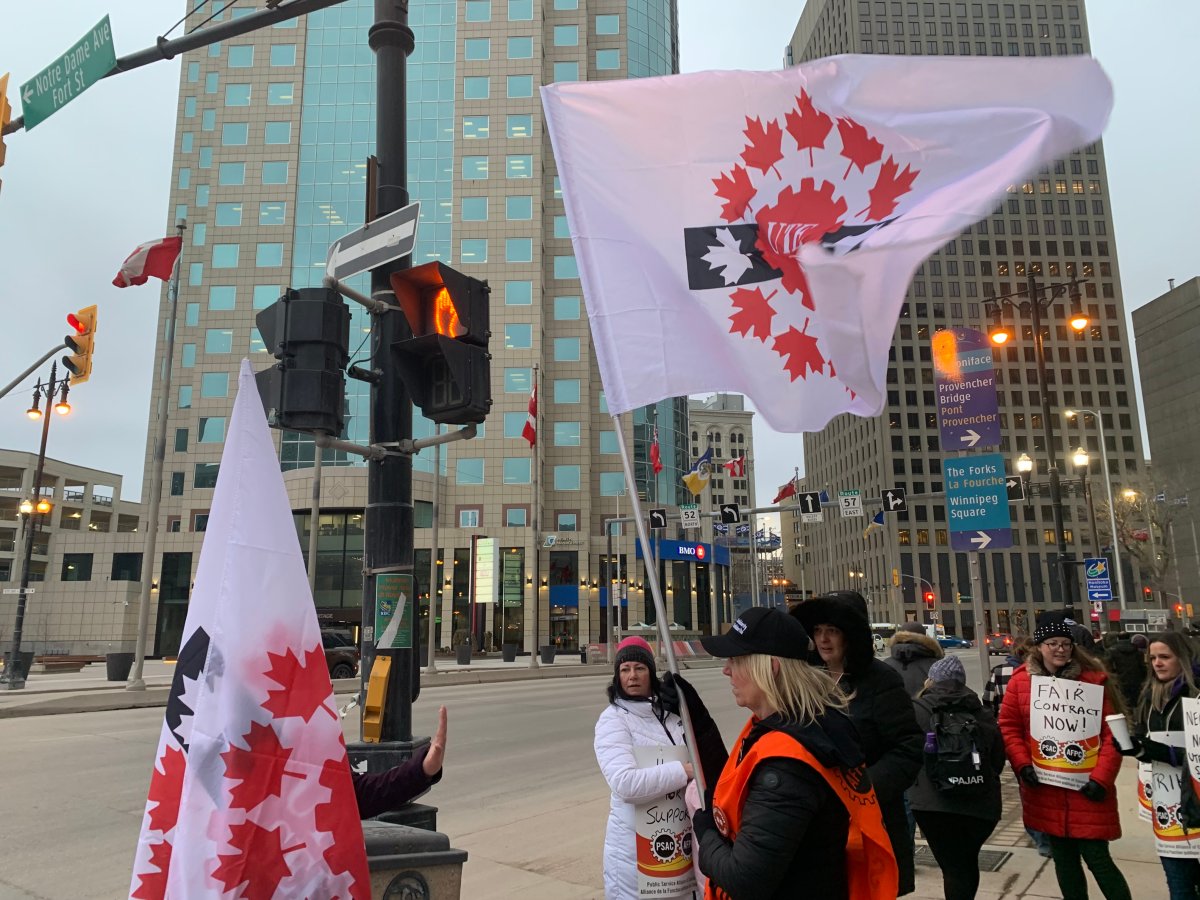 Nine-thousand government employees joined the picket line on Wednesday after 155 thousand federal workers with the Public Service Alliance of Canada (PSAC) went on strike after failing to reach a deal with the government by Tuesday night's deadline.