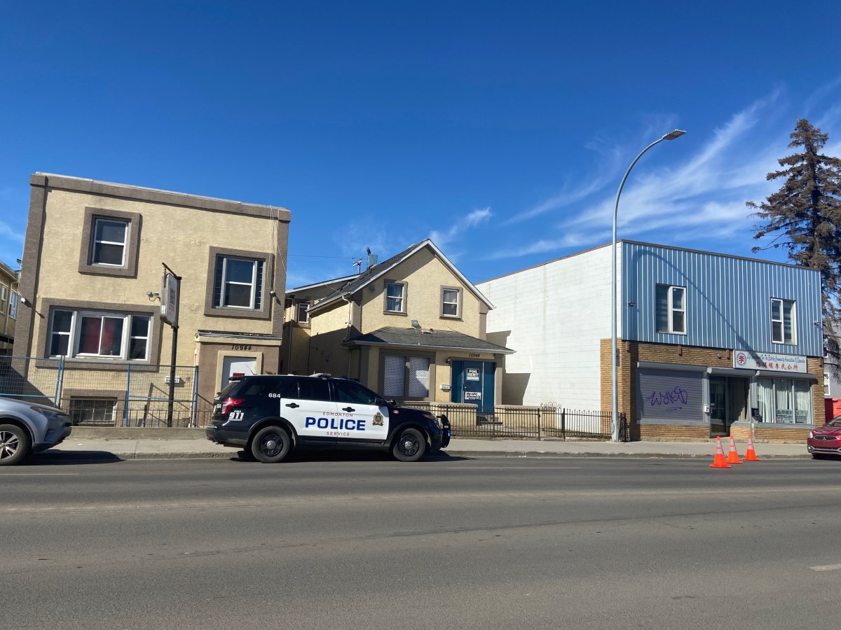 Edmonton police and EMS found a deceased man in a downtown residence Saturday, April 8, 2023.