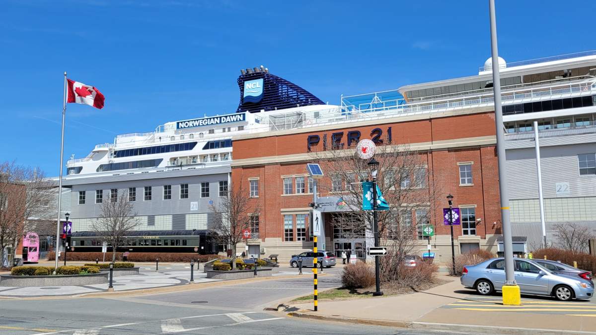 On April 22, the Norwegian Dawn was the first cruise ship of the season to grace Halifax Harbour. It can carry up to 2,300 passengers.