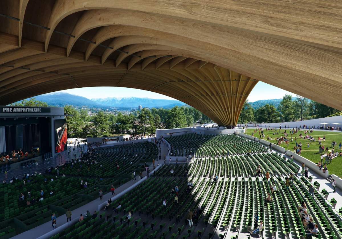 A rendering of the newly announced amphitheatre in Vancouver.