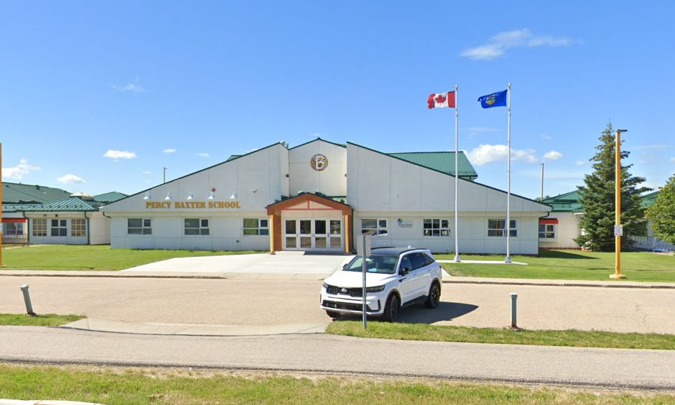 Percy Baxter School in Whitecourt, Alta. in July 2022.