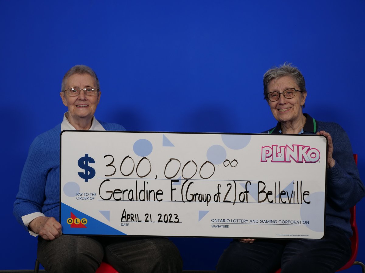 Gerry and Joyce are $300K richer after playing Instant Plink.