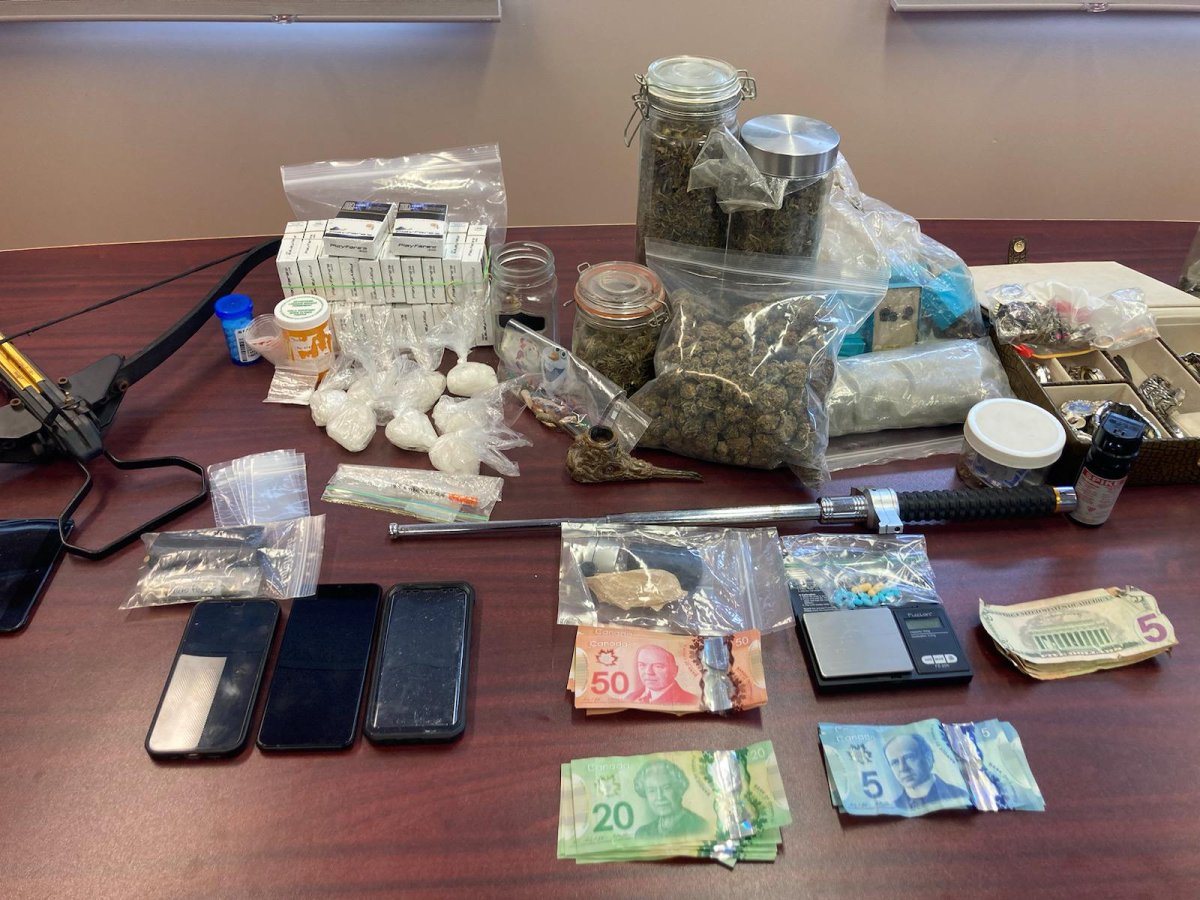 Contraband seized by RCMP in Winnipegosis, Man.