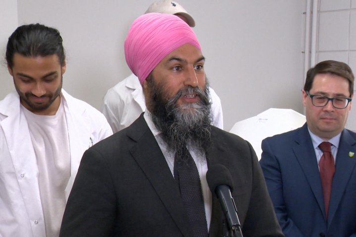 NDP Leader Jagmeet Singh talks dental care and housing in Saskatoon