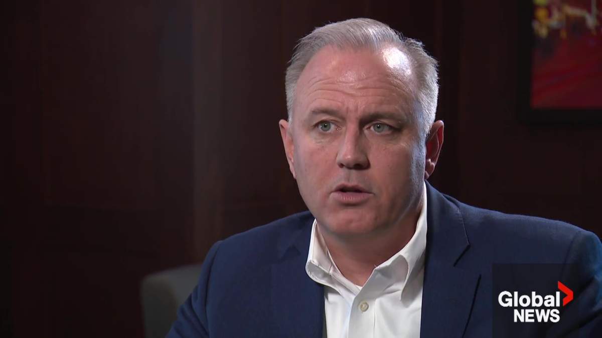 Marshall Smith, the chief of staff to Alberta Premier Danielle Smith, in an interview on April 21, 2023.