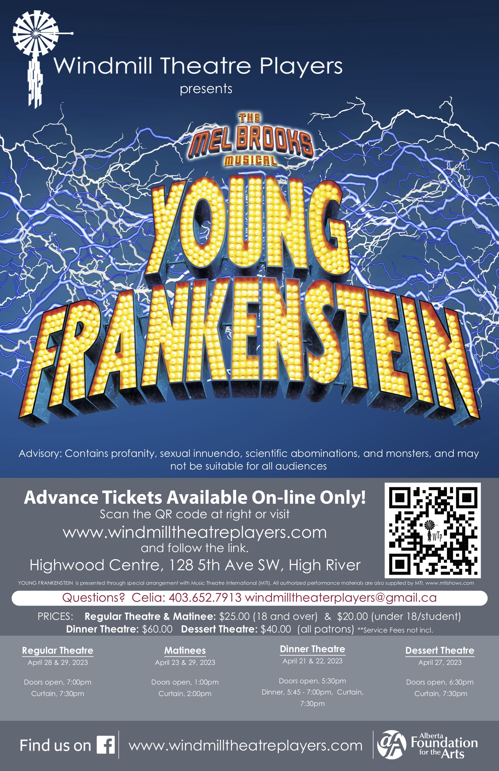 Windmill Theatre Players Presents Young Frankenstein The Musical ...