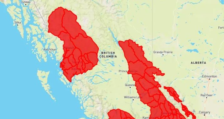 Western Canada alpine regions under special avalanche warning as temperatures rise