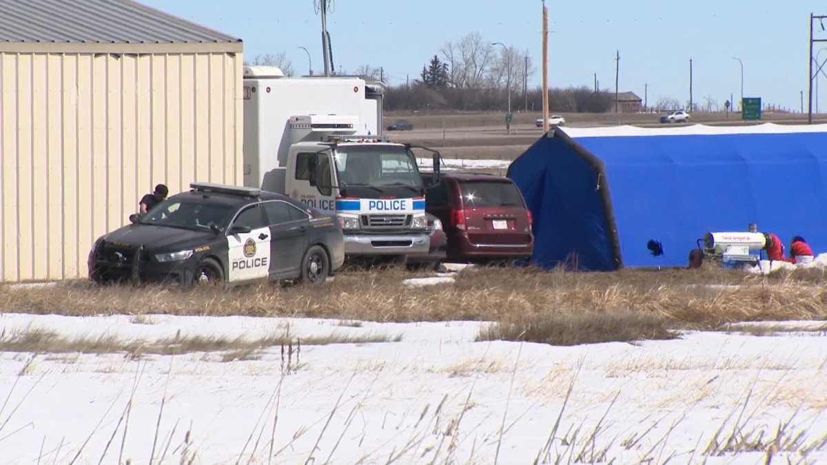 Calgary police, RCMP descend on Chestermere acreage for investigation