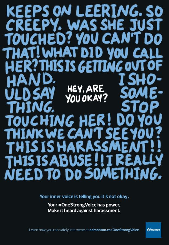 Edmonton transit riders encouraged to stand up to harassment in campaign some call poorly timed - image