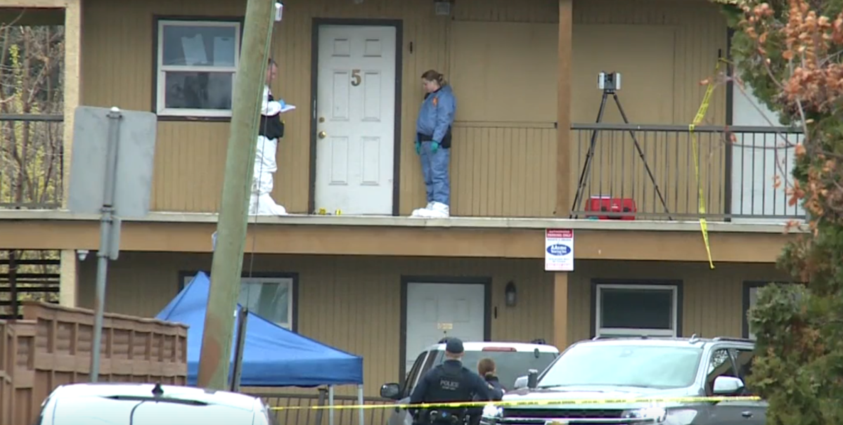 Kelowna RCMP attended a two-story apartment building, after a report of a male who had fallen from the second floor.