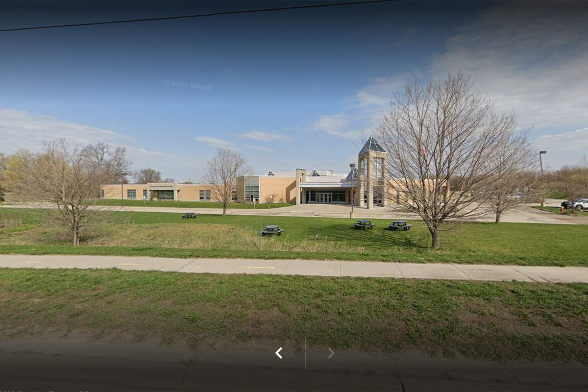Father-René-de-Galinée Catholic Secondary School on Maple Grove Road in Cambridge.