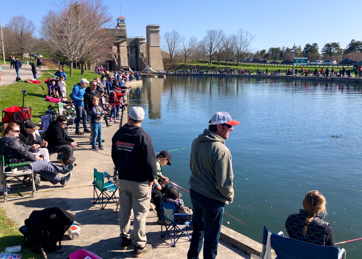 More than 1,200 youth participated in the 2023 Under the Lock Fishing Derby in Peterborough, Ont.