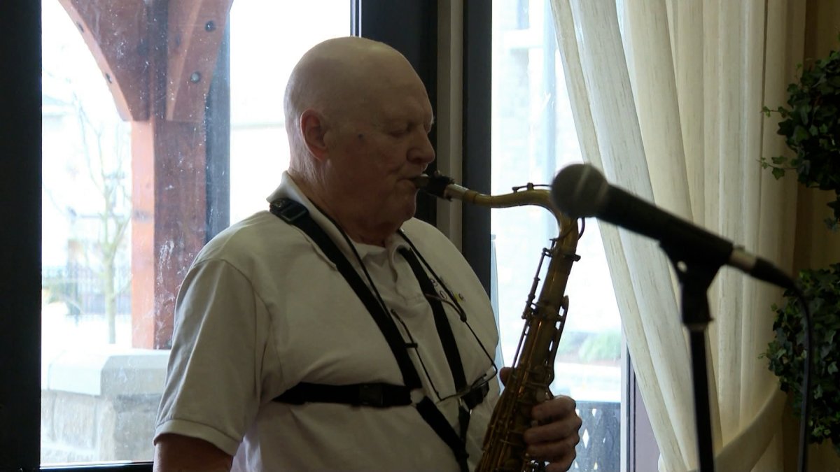 A group of Kingston retirement home residents recently took part in Jazz month festivities.