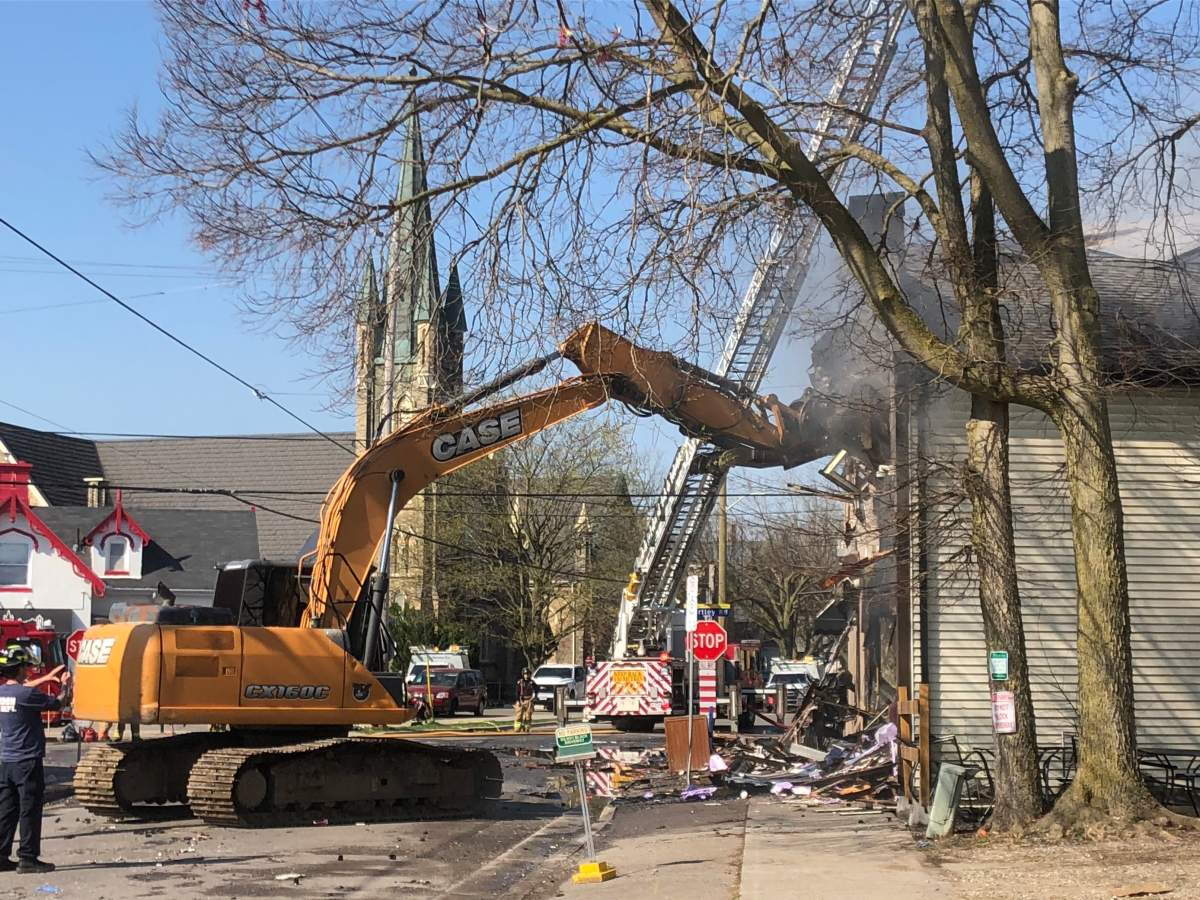 Fire officials were called to the Black Walnut Bakery Café at 134 Wortley Road around 1:30 a.m. Sunday