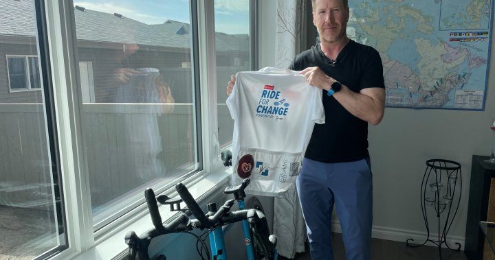Edmonton man prepares to bike across Canada for mental health awareness – Edmonton | Globalnews.ca
