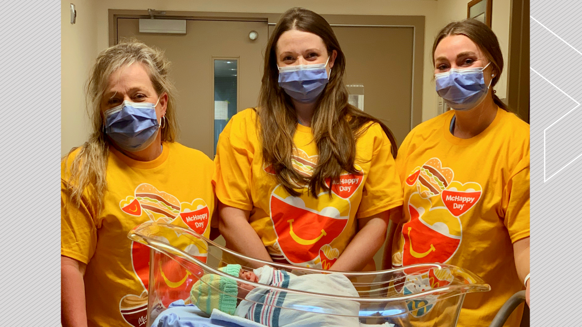 Registered nurses on the maternal child care team at Northumberland Hills Hospital. McHappy Day in Cobourg and Port Hope on May 10 will support the unit. 