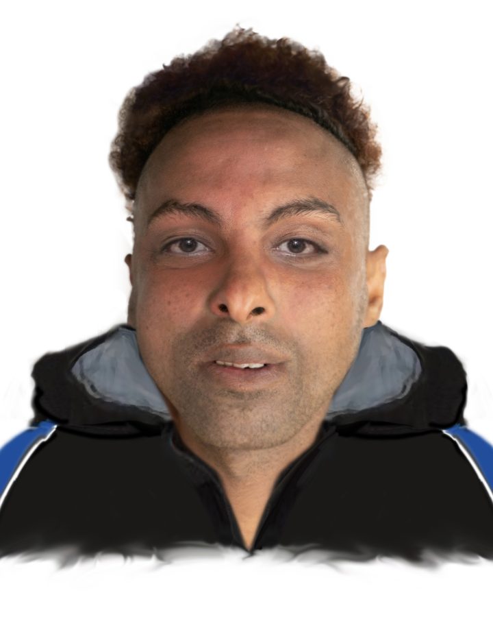 An artist rendition of the deceased individual.