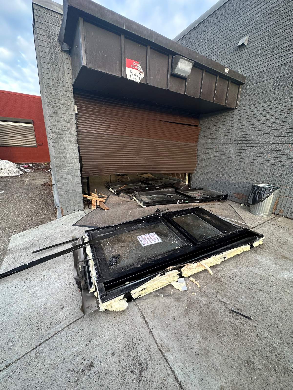 Police estimate over $150,000 in damages was done after a driver drove through the hallways of a school outside of Cochrane, Alta.
