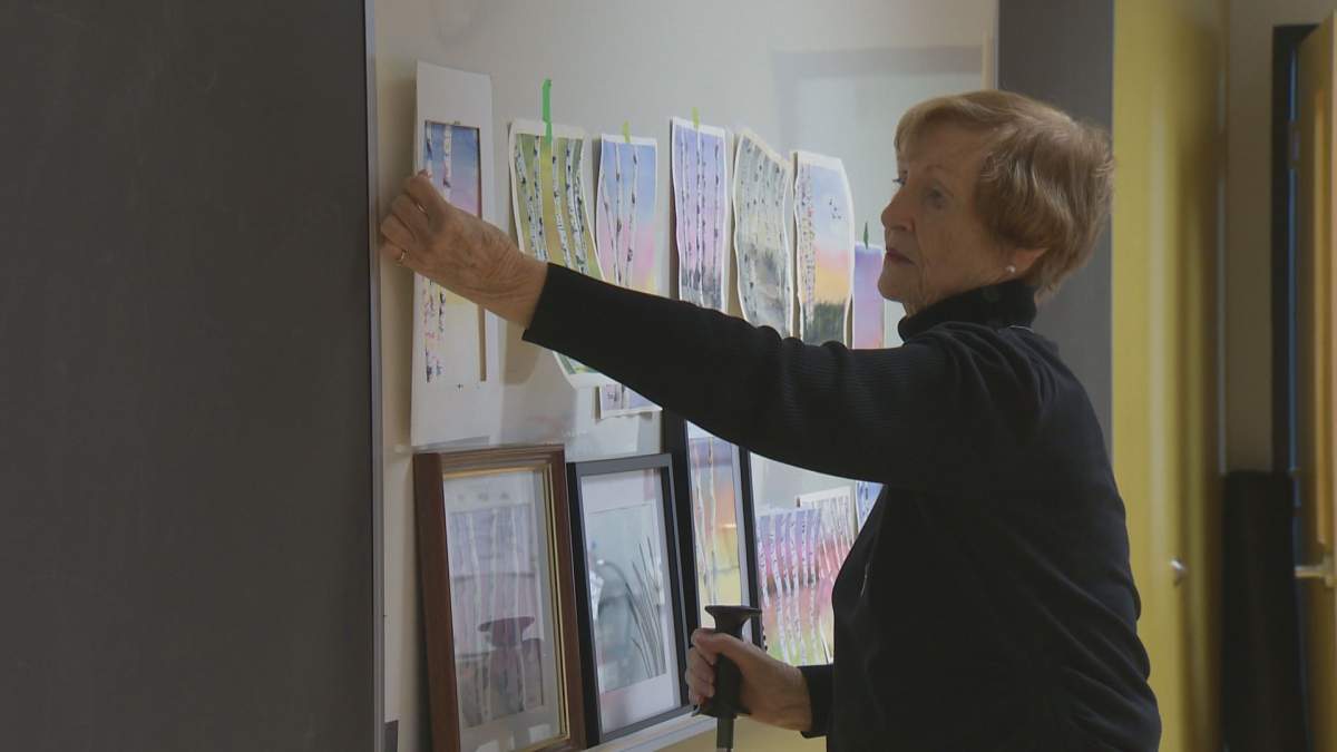 Peggy Prendergast says she’s depending on teaching watercolour more and more to keep up with the cost of living.