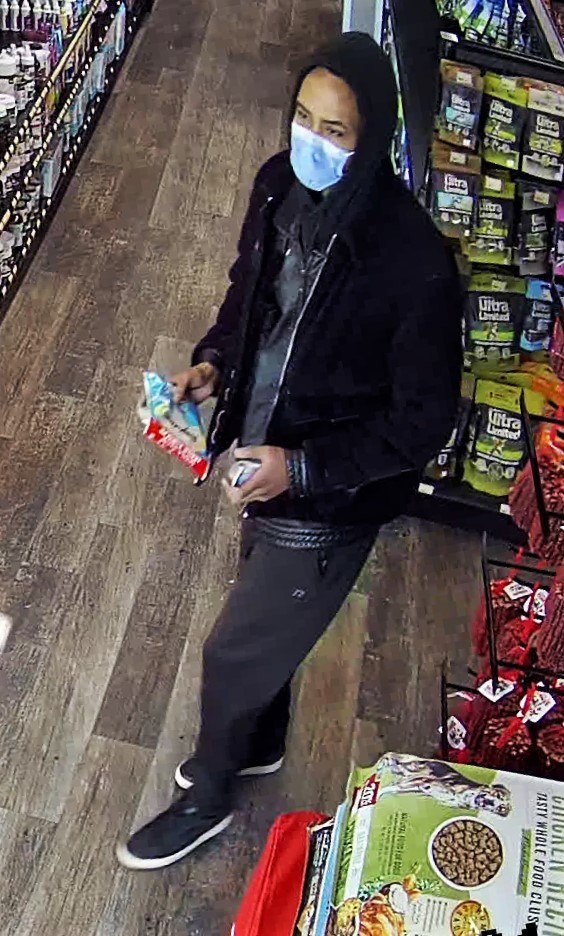 Image of the suspect wanted in a Toronto retail robbery spree.