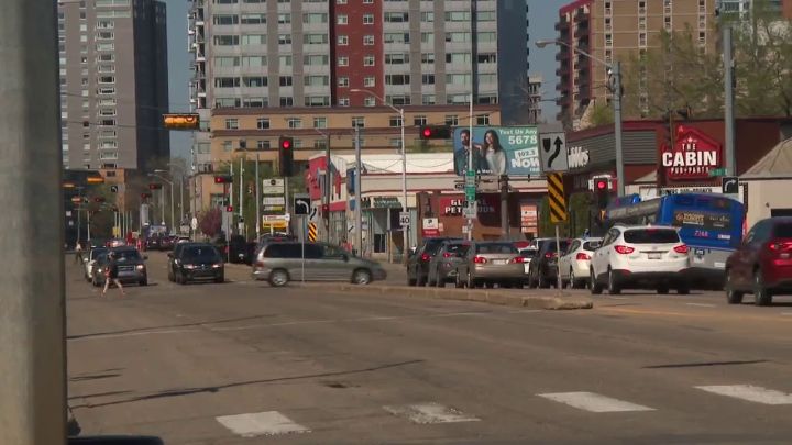 Pedestrian killed in Jasper Avenue hit-and-run crash: Edmonton police