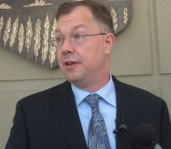 Lawyer John Carpay is shown in a 2012 file photo. Carpay, president of the Calgary-based Justice Centre for Constitutional Freedoms, and another lawyer are facing charges under the Law Society of Manitoba. 