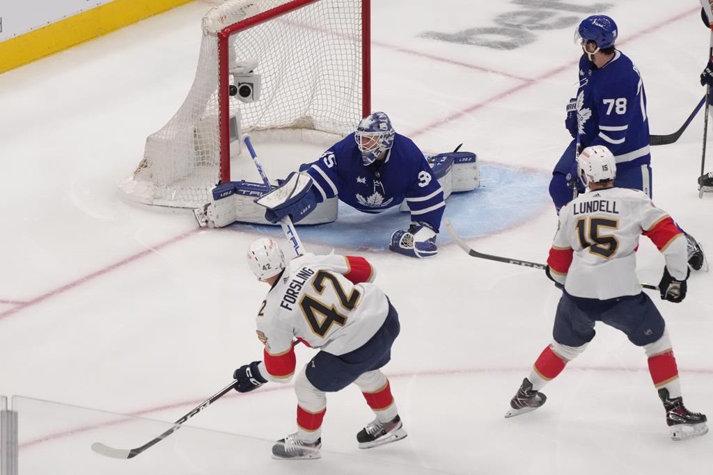 Panthers top Maple Leafs, take Game 1 of second-round series