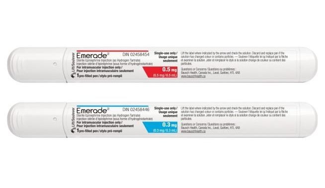 Health Canada recalls Emerade epinephrine auto-injectors  | Globalnews.ca