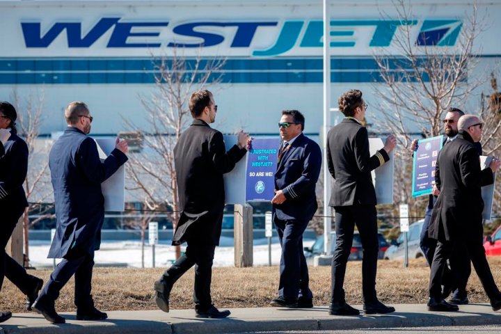 WestJet pilots could strike next week; imminent walkout would be ‘premature’