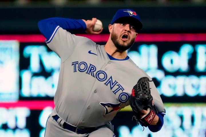 Jays recall Hatch from triple-A, option Jackson