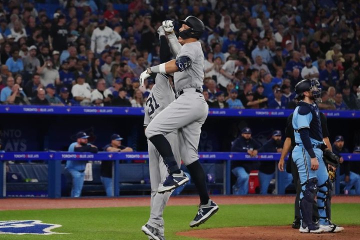 Judge homer lifts Yankees over Blue Jays