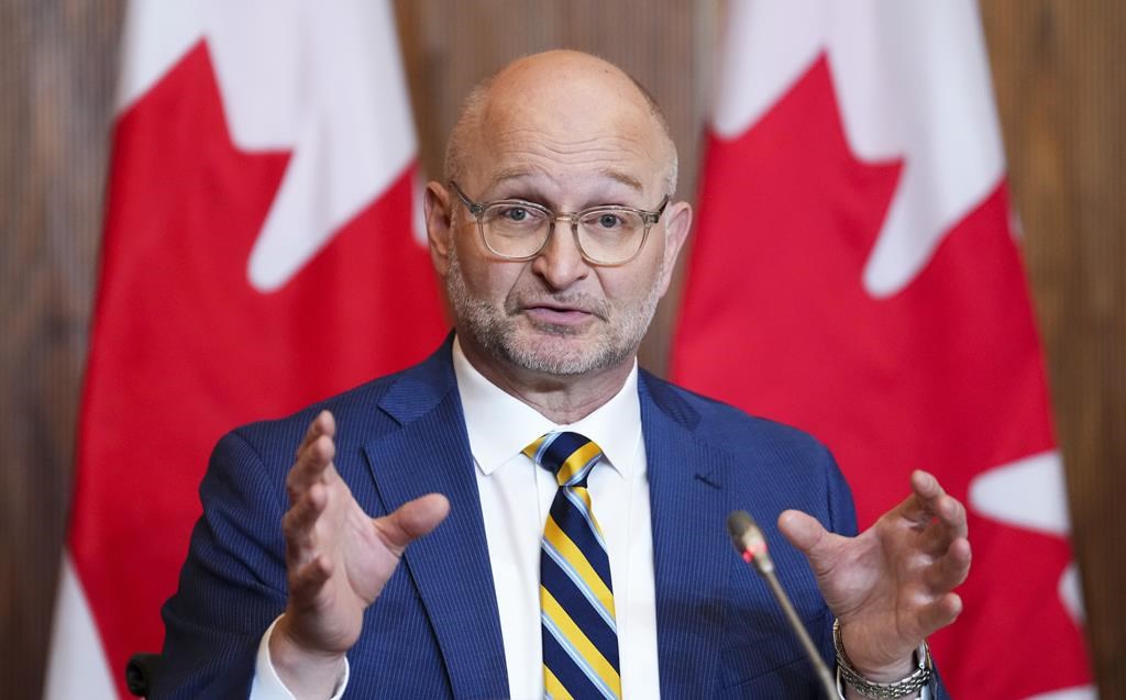 David Lametti, minister of justice and attorney general of Canada, makes an announcement regarding bail reform in Ottawa on Tuesday, May 16, 2023.