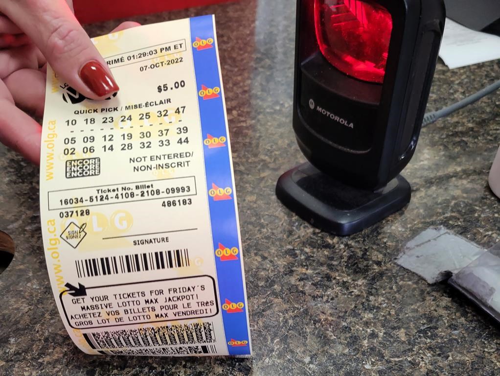 Winning Lotto Max jackpot ticket worth $60M sold in Ontario