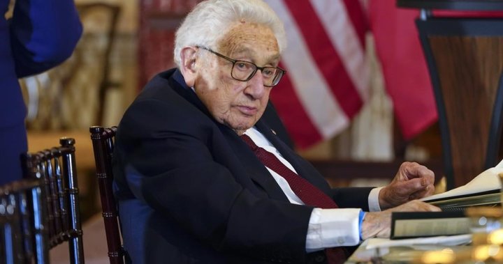 Henry Kissinger, former U.S. secretary of state, dead at 100