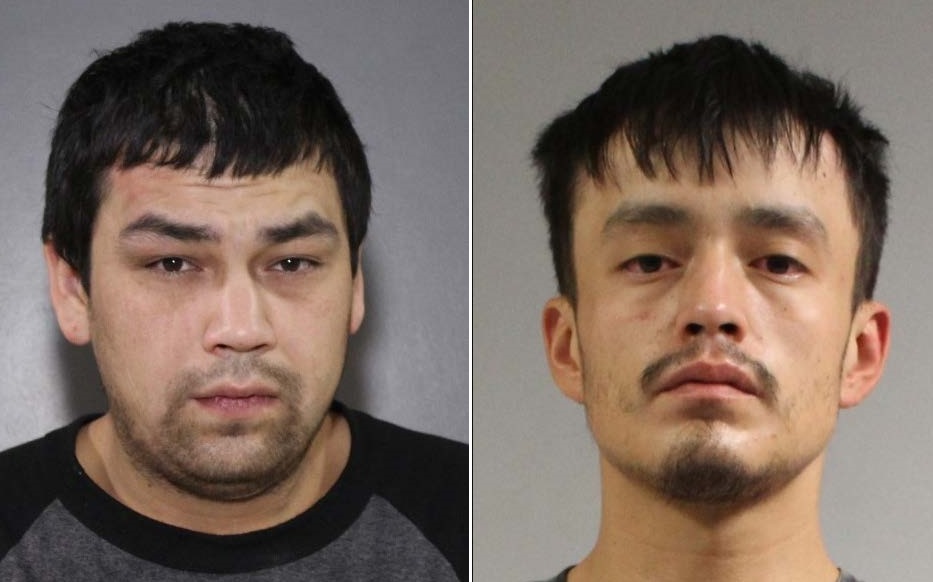 Joseph Gregory (left) and Terry McDonald (right) are wanted for breaching their release conditions on firearms charges and are described as 'armed and dangerous' by Surrey RCMP. 